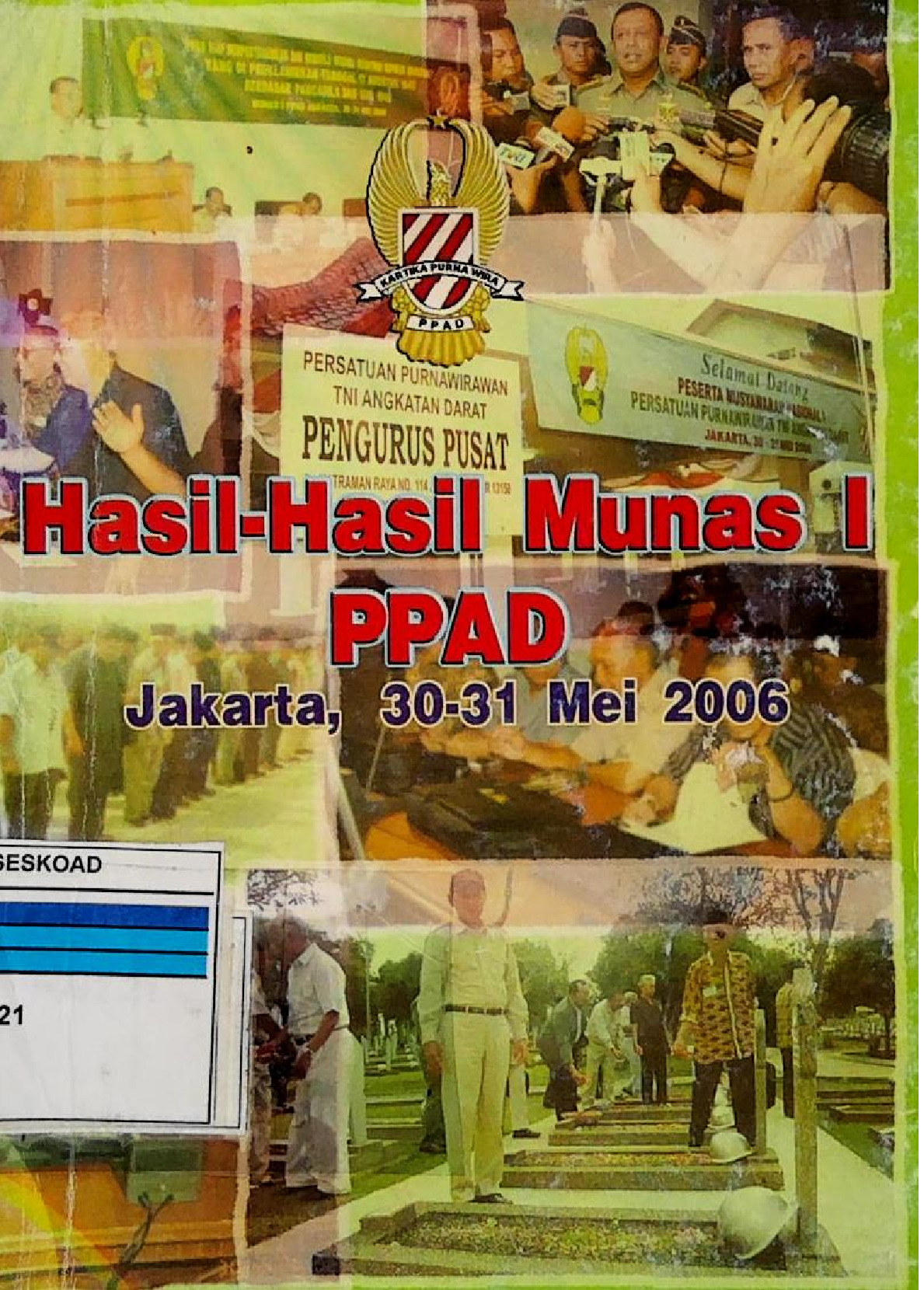 MUNAS I PPAD JAKARTA 30-31 MEI 2006